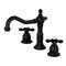 Kingston Brass KS1970AX 8" Widespread Bathroom Faucet, Matte Black KS1970AX - alternate 1